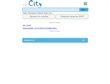 Tablet Screenshot of mp3city.net